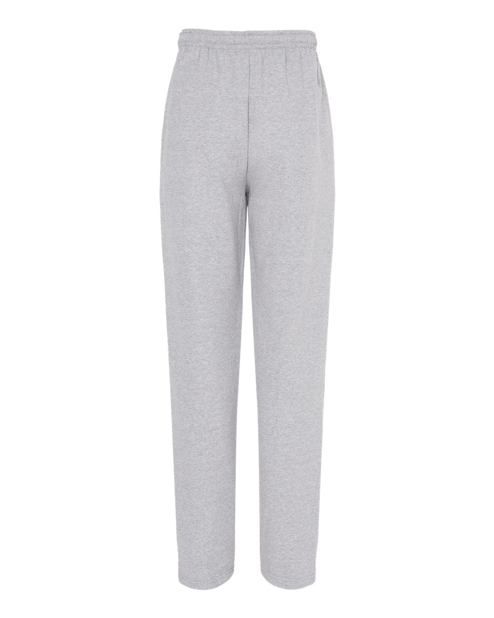 King Fashion Pocketed Open Bottom Sweatpants KF9022 #color_Athletic Grey