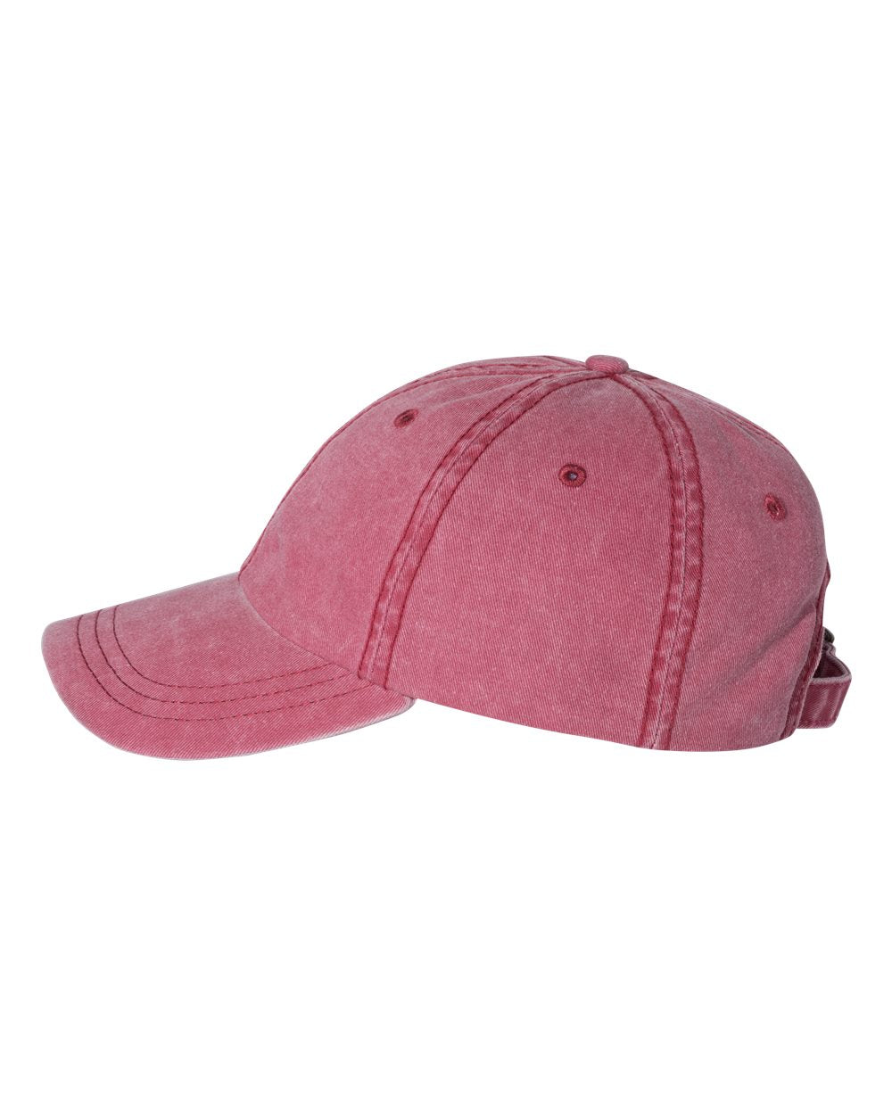 Cardinal Color Sportsman Pigment-Dyed Cap Side View