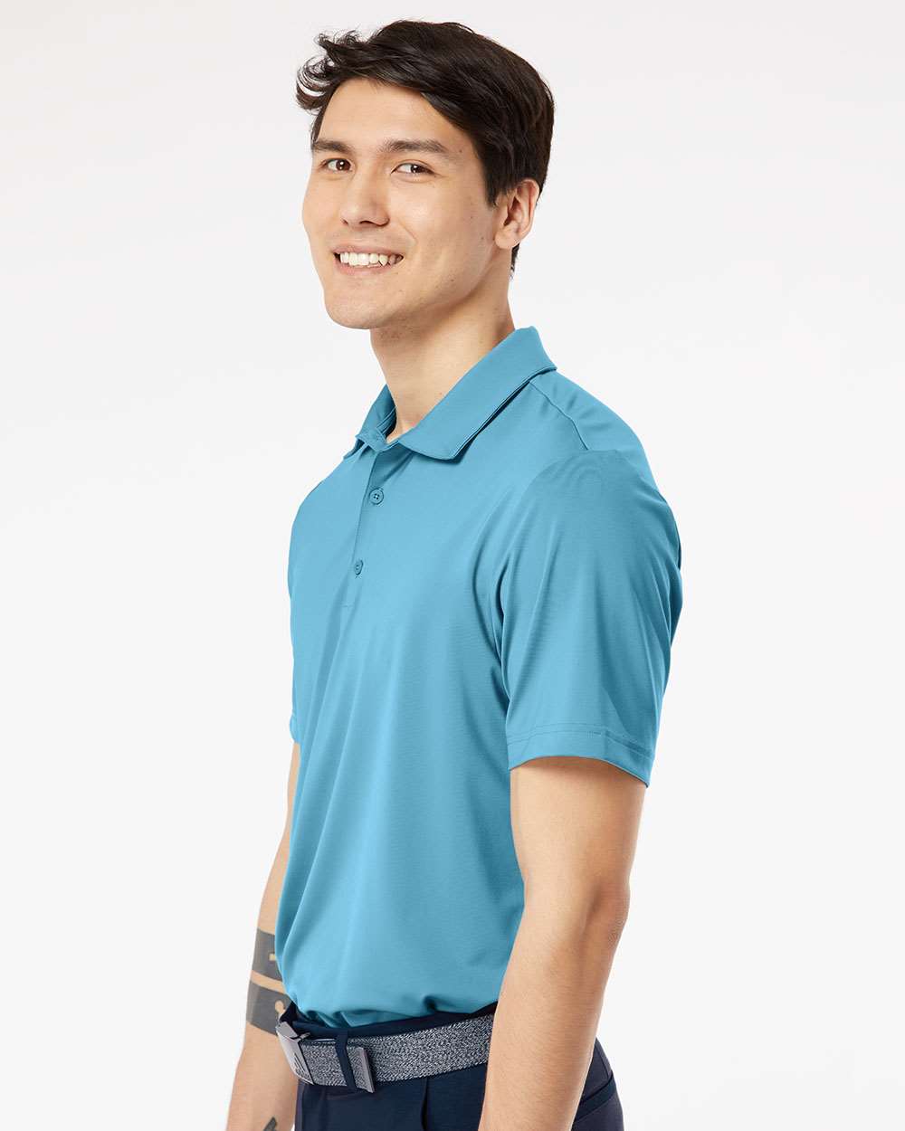 Adidas A514 Ultimate Solid Polo #colormdl_Hazy Blue