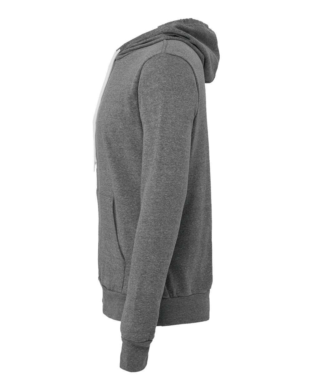 BELLA + CANVAS Unisex Sponge Fleece Hoodie 3719 #color_Deep Heather