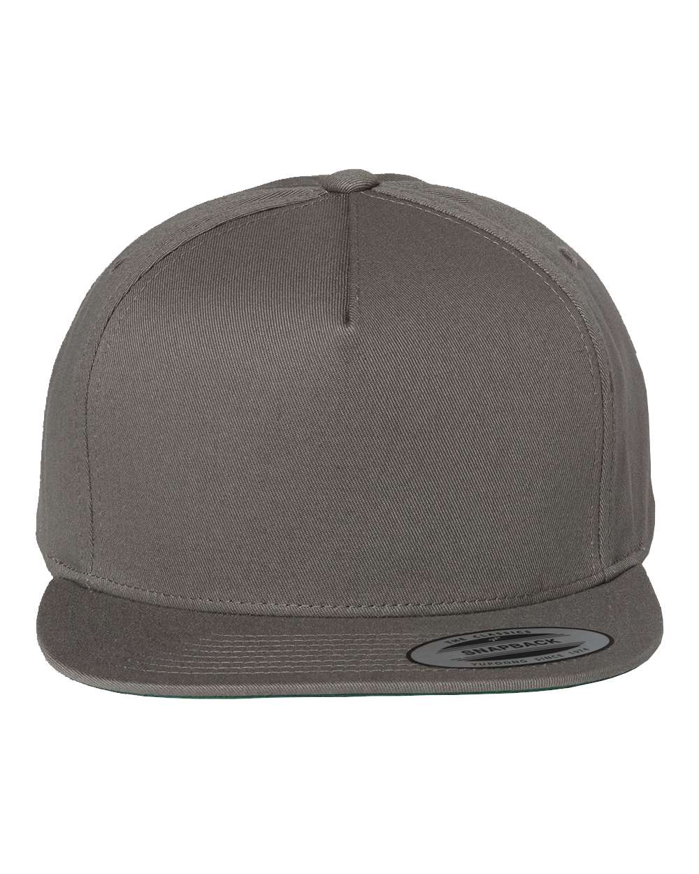 Dark Grey Color Flat Bill Cap
