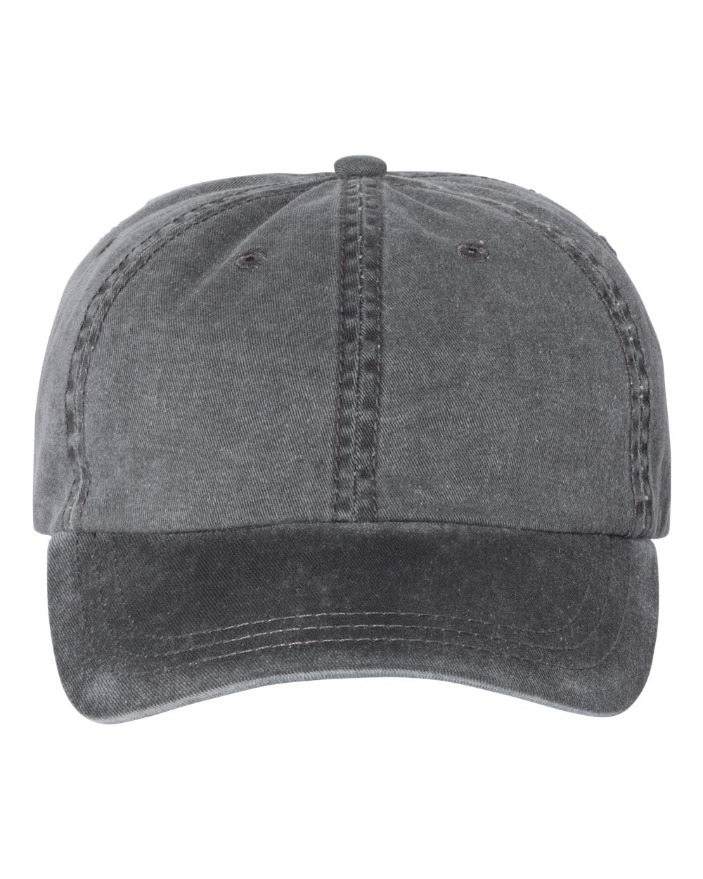 Black Color Sportsman Pigment-Dyed Cap