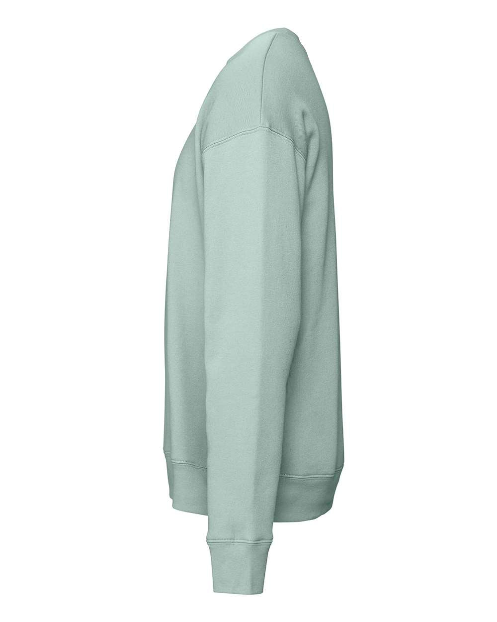 Dusty Blue Color Unisex Sponge Fleece Drop Shoulder Crewneck Sweats