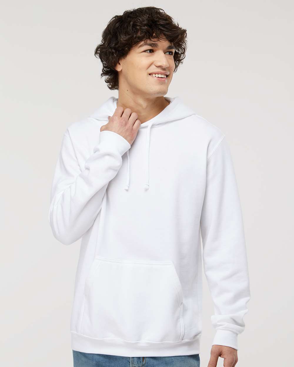 M&O Unisex Pullover Hoodie 3320 #colormdl_White