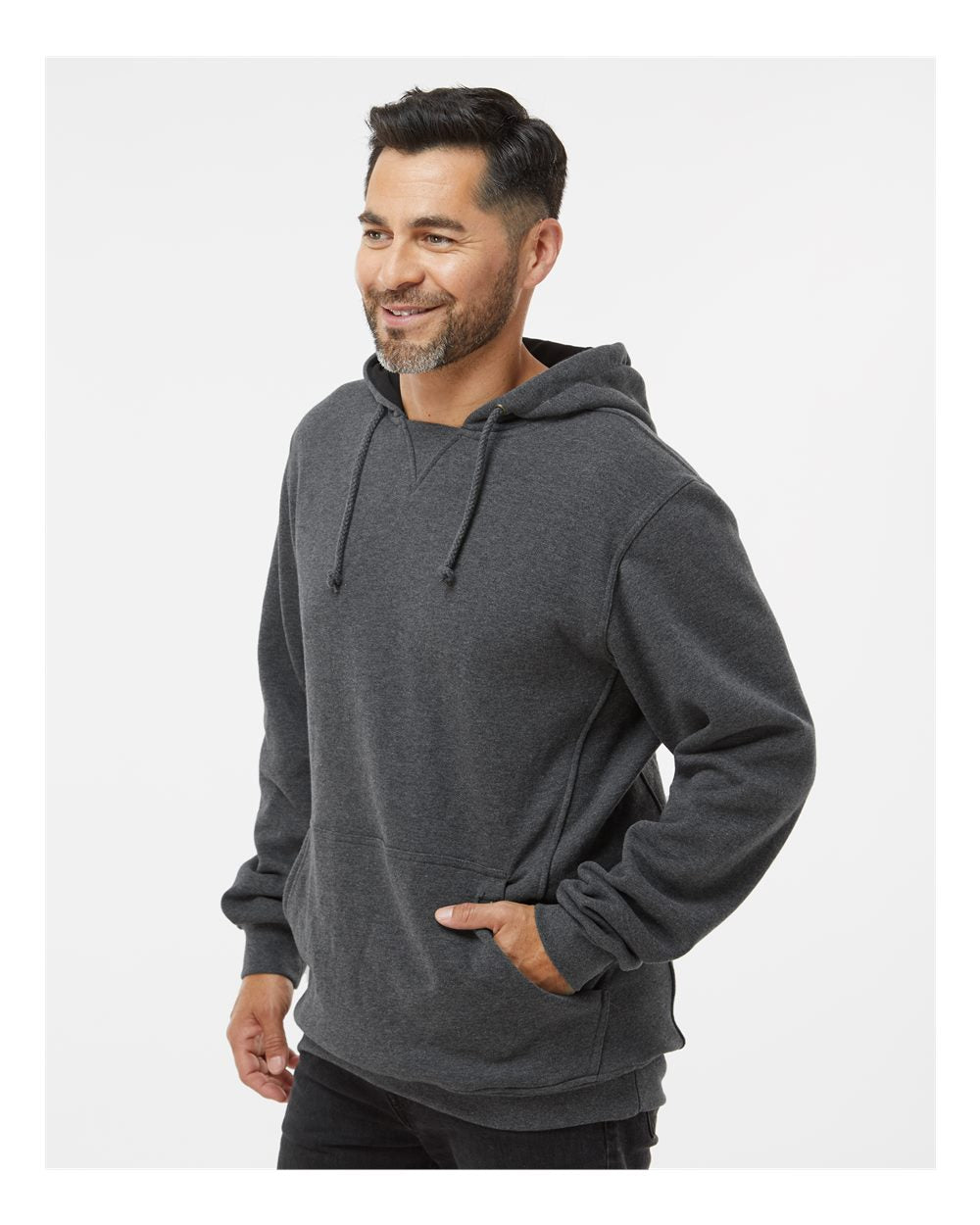 DRI DUCK Woodland Fleece Pullover 7035 #colormdl_Dark Oxford