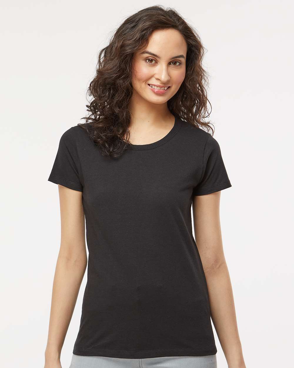 M&O Women's Gold Soft Touch T-Shirt 4810 #colormdl_Black