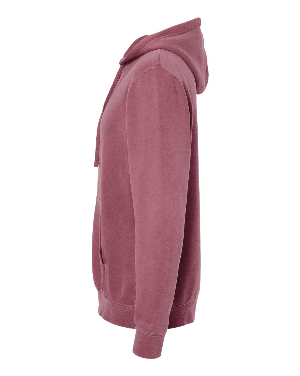 Independent Trading Co. Unisex Midweight Pigment-Dyed Hooded Sweatshirt PRM4500 #color_Pigment Maroon