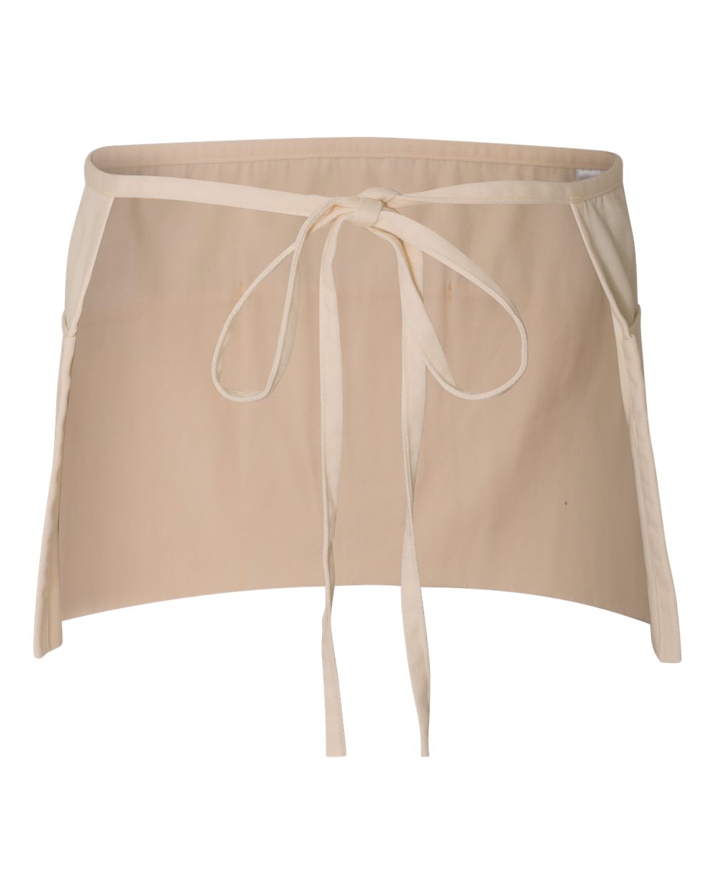 Q-Tees Waist Apron with Pockets Q2115 #color_Natural