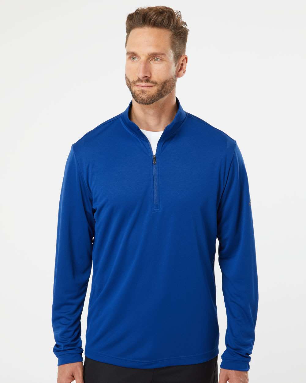 Adidas A401 Lightweight Quarter-Zip Pullover #colormdl_Collegiate Royal