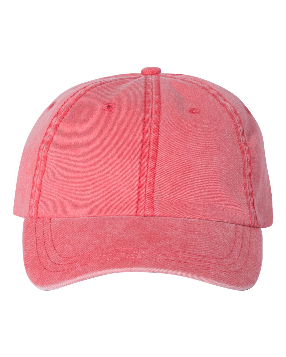 Red Color Sportsman Pigment-Dyed Cap