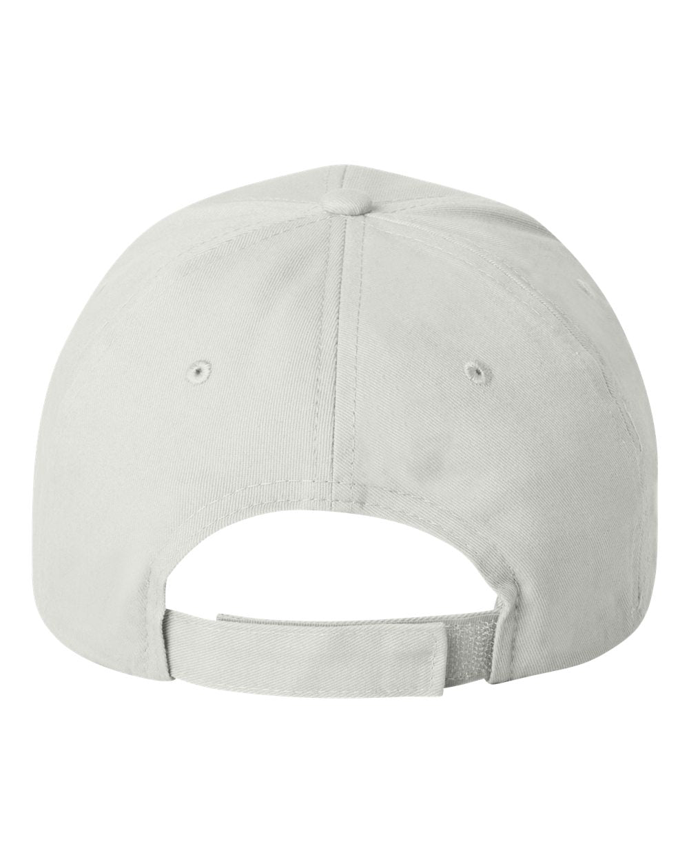 White Color Valucap Chino Cap Back View