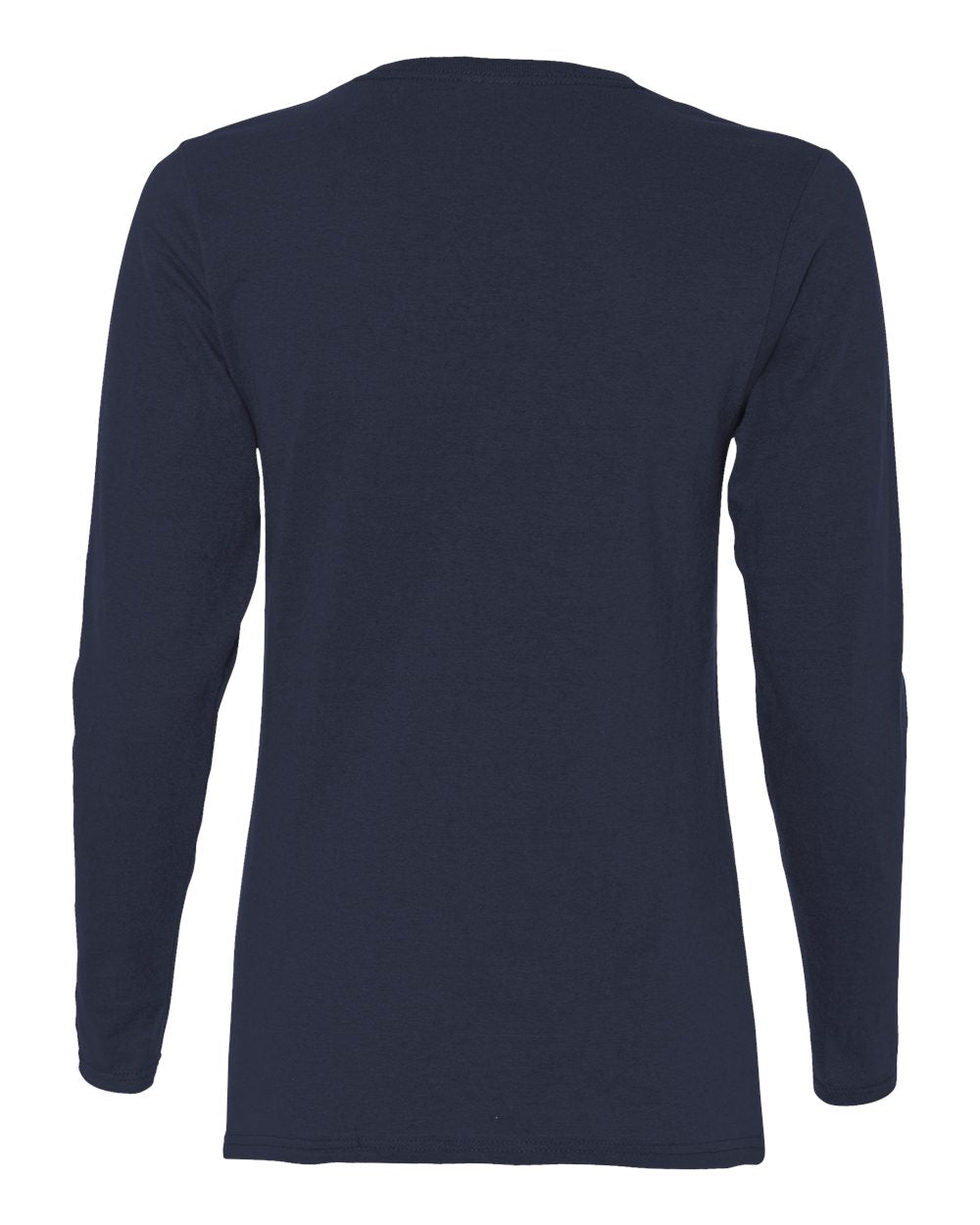 Gildan Heavy Cotton™ Women’s Long Sleeve T-Shirt 5400L #color_Navy