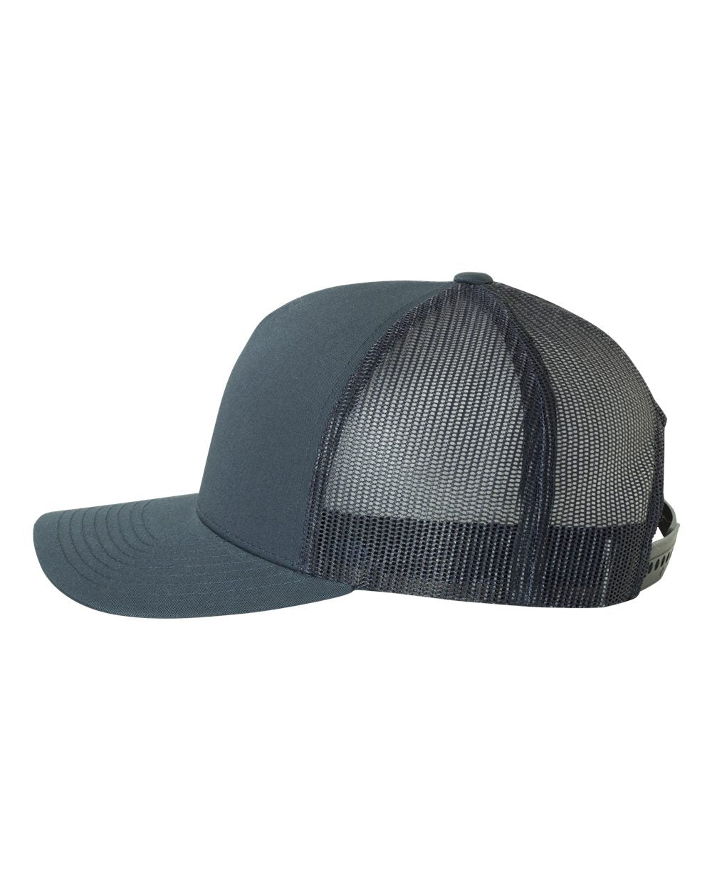 YP Classics Five-Panel Retro Trucker Cap 6506 Navy Color  Retro Trucker Cap Side View