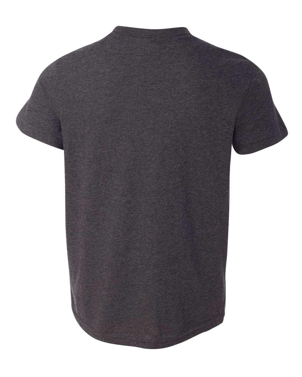 BELLA + CANVAS Youth CVC Unisex Jersey Tee 3001YCVC #color_Dark Grey Heather