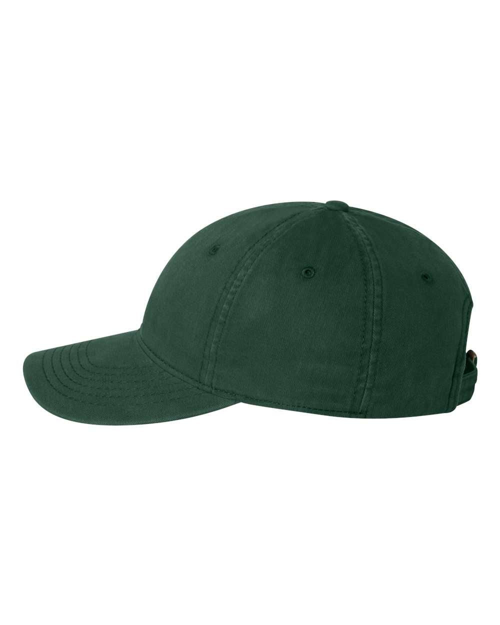 Dark Green Color Sportsman Unstructured Cap Side View