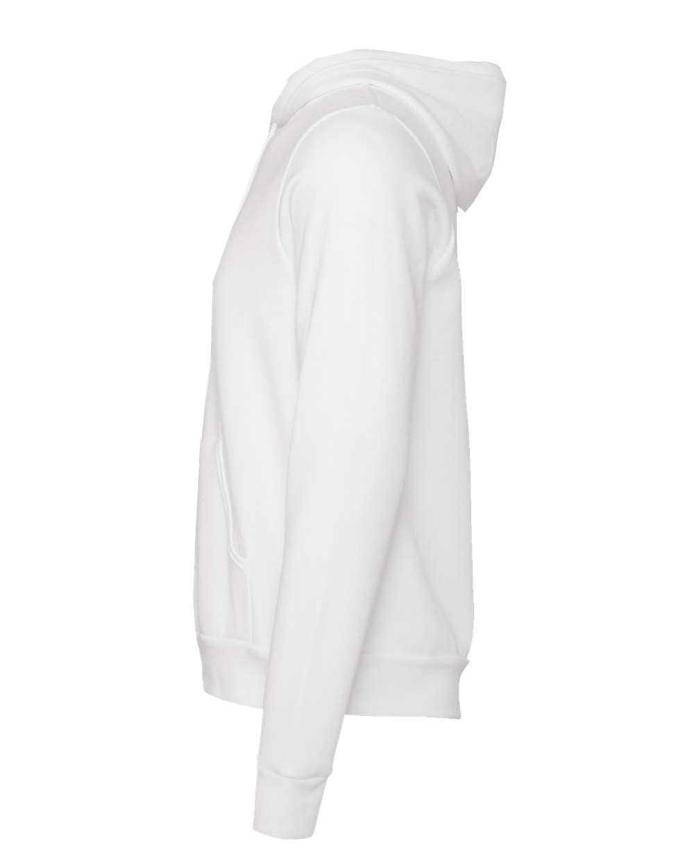 BELLA + CANVAS Unisex Sponge Fleece Hoodie 3719 #color_DTG White