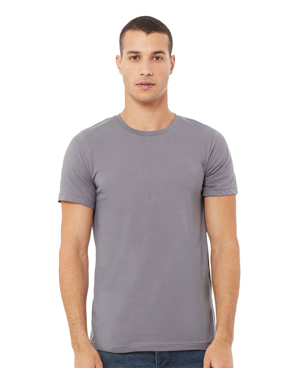 BELLA + CANVAS Unisex Jersey Tee 3001 mdl Storm Color Unisex Jersey Tee