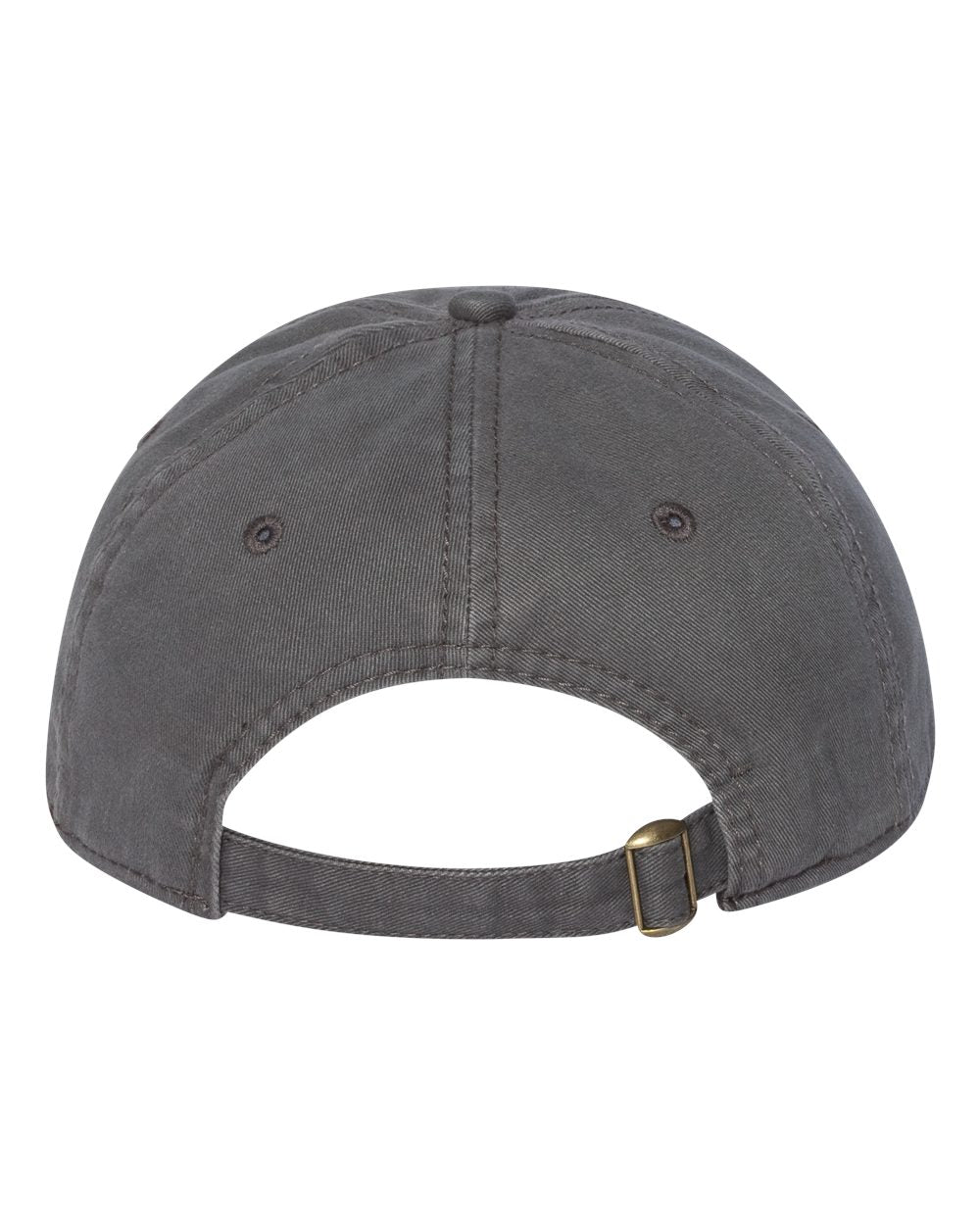 Charcoal Color Sportsman Unstructured Cap Back View