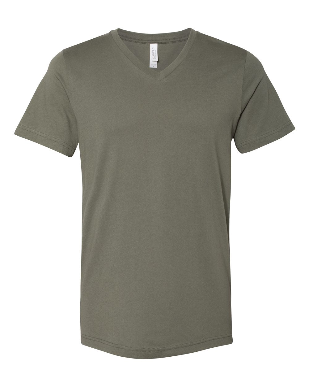 BELLA + CANVAS Unisex Jersey V-Neck Tee 3005 #color_Military Green