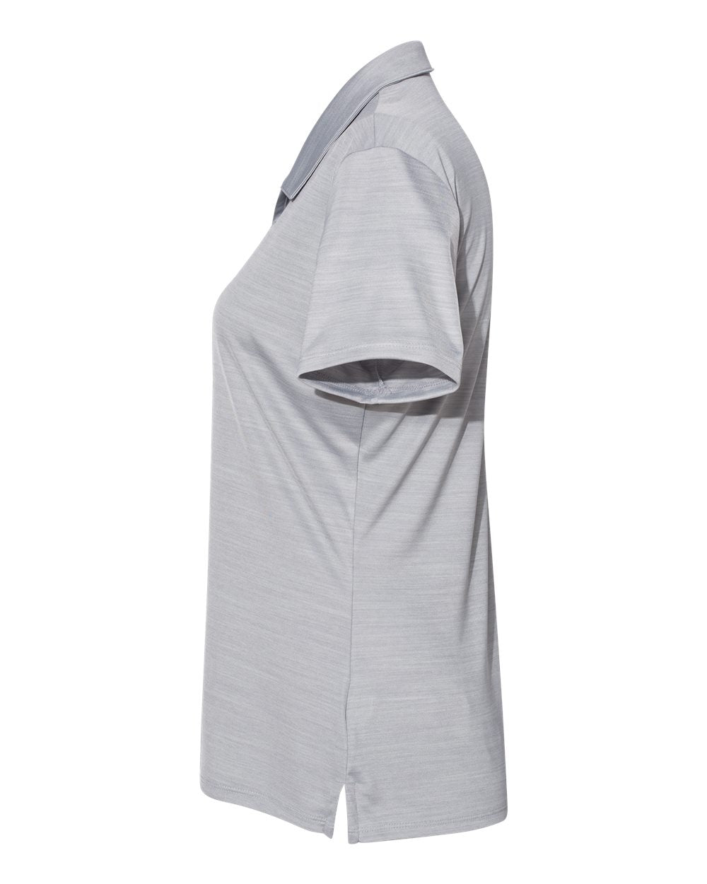 Adidas A403 Women's Mélange Polo #color_Mid Grey Melange