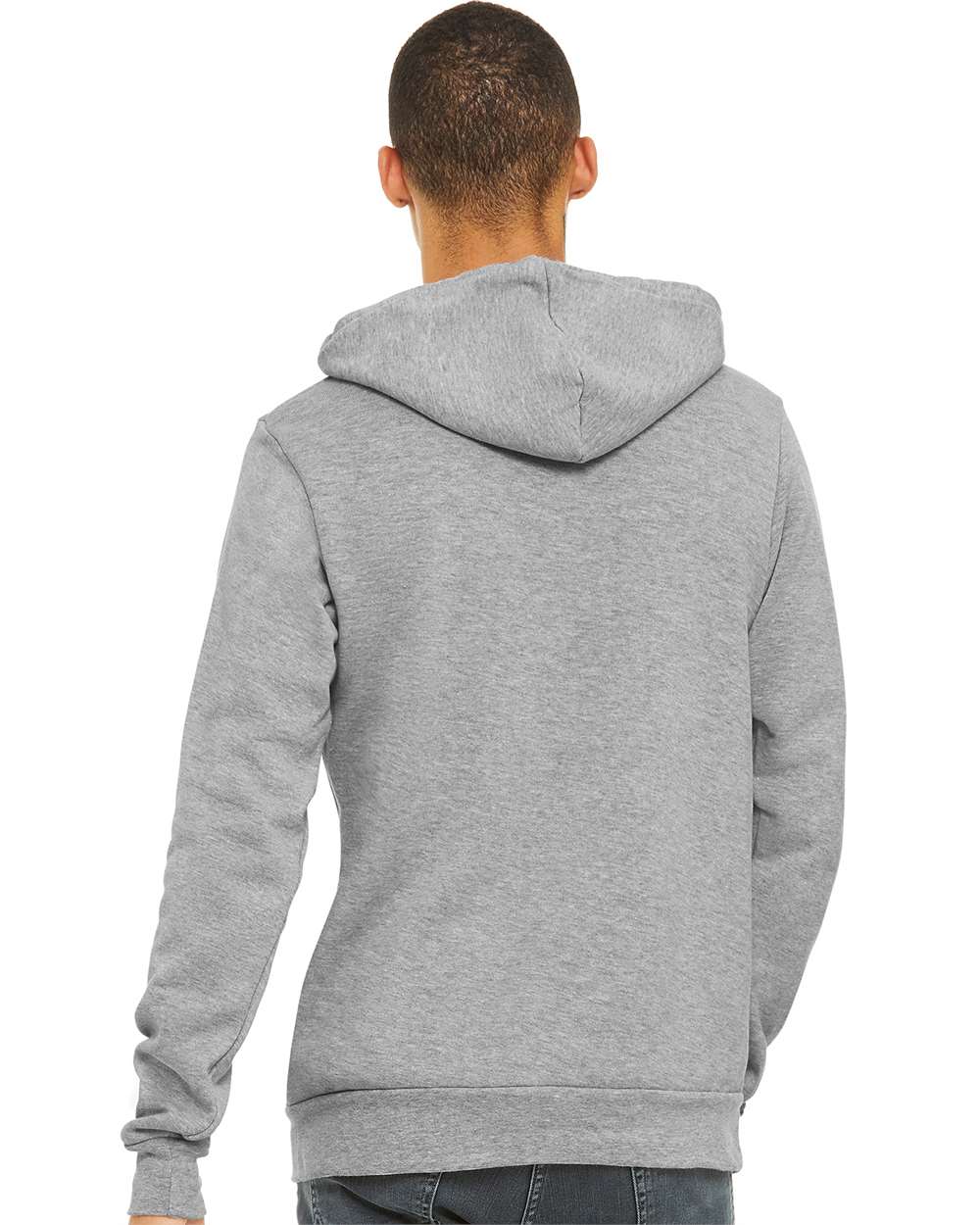 BELLA + CANVAS Unisex Sponge Fleece Hoodie 3719 #colormdl_Athletic Heather