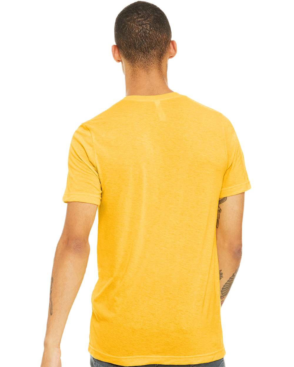 BELLA + CANVAS Unisex Triblend Tee 3413 #colormdl_Yellow Gold Triblend