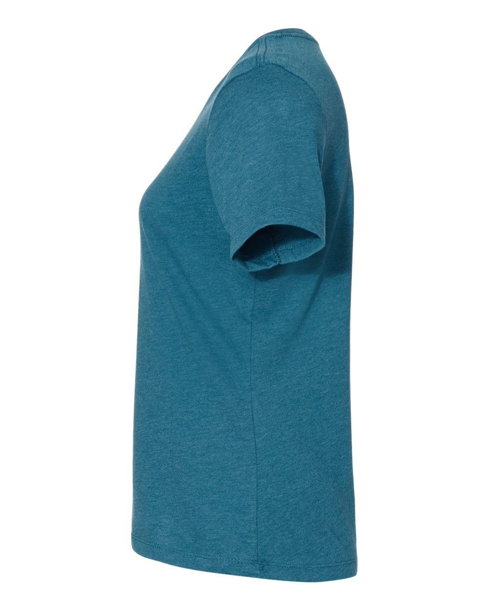 BELLA + CANVAS Women’s Relaxed Fit Heather CVC Tee 6400CVC Heather Deep Teal Color Women’s Relaxed Fit Heather CVC Tee