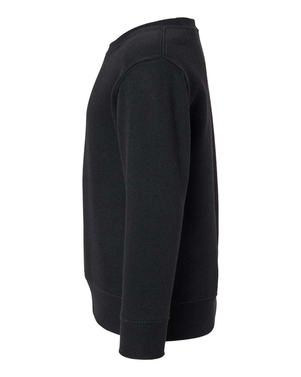 Rabbit Skins Toddler Fleece Crewneck Sweatshirt 3317 #color_Black