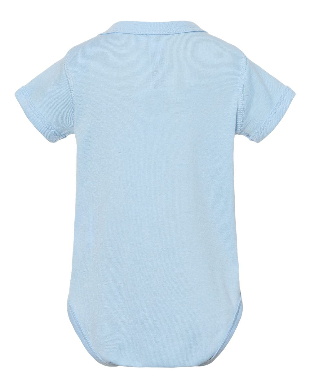 Rabbit Skins Infant Baby Rib Bodysuit 4400 #color_Light Blue