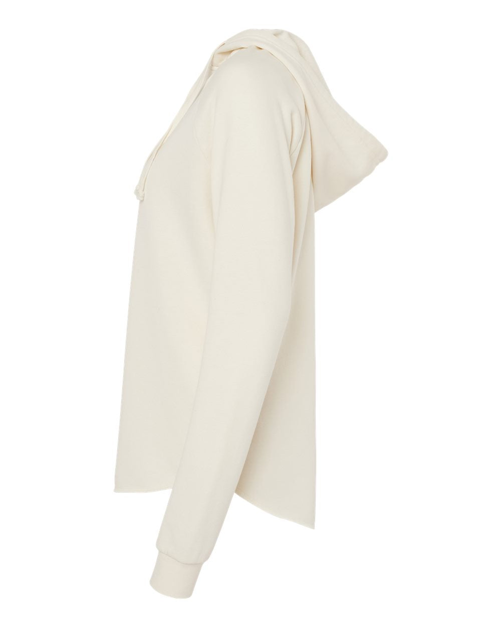 Independent Trading Co. Women’s Lightweight California Wave Wash Hooded Sweatshirt PRM2500 #color_Bone