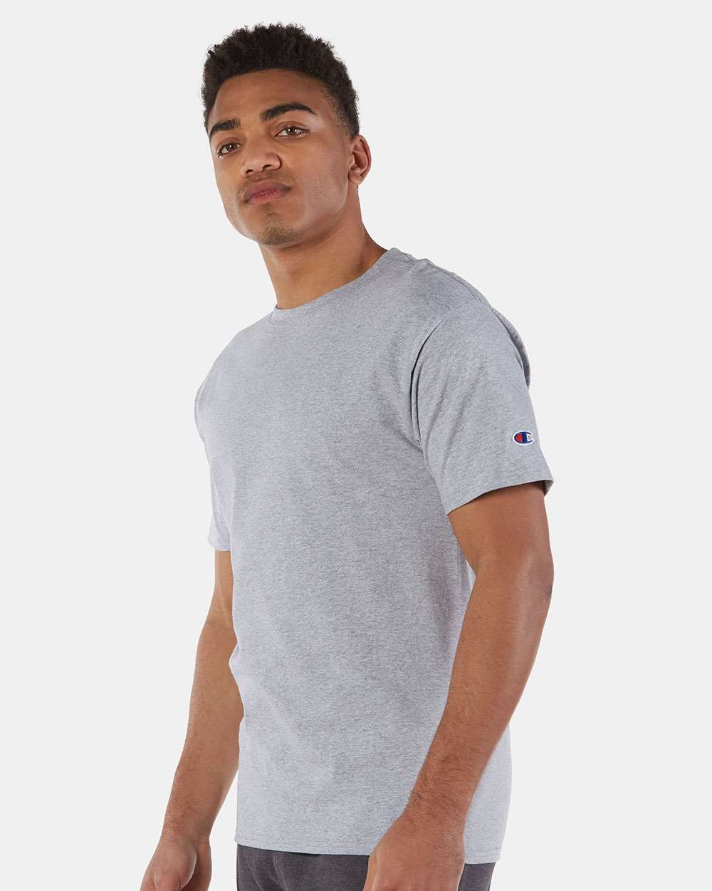 Champion Short Sleeve T-Shirt T425 #colormdl_Light Steel