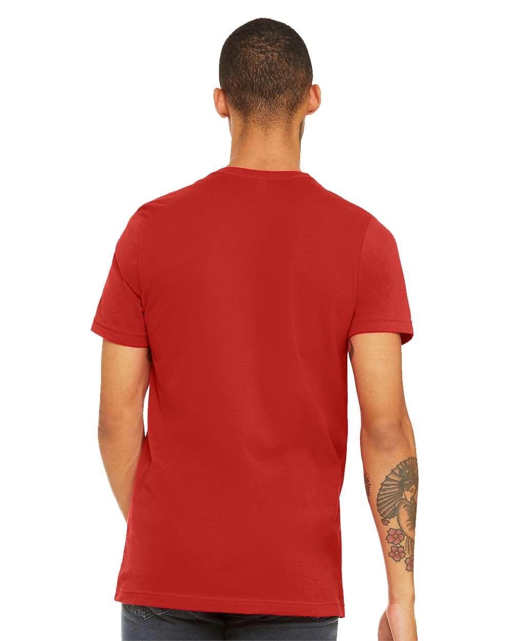 BELLA + CANVAS Unisex Jersey Tee 3001 mdl Red Color Unisex Jersey Tee