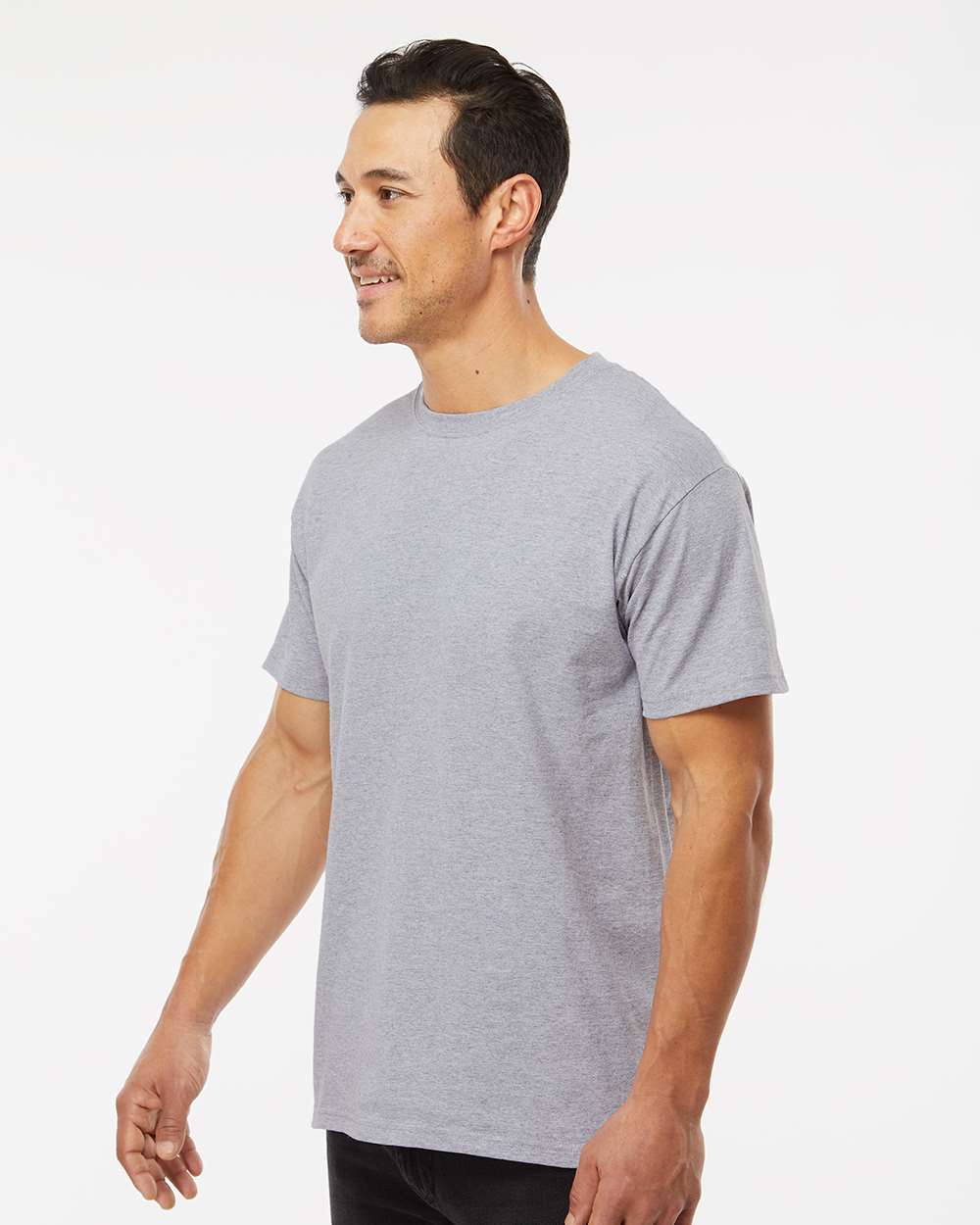 M&O Ring-Spun T-Shirt 5500 #colormdl_Sport Grey