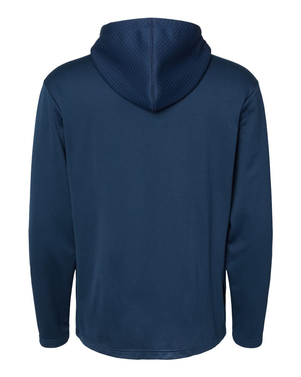 Adidas A530 Textured Mixed Media Hooded Sweatshirt #color_Collegiate Navy