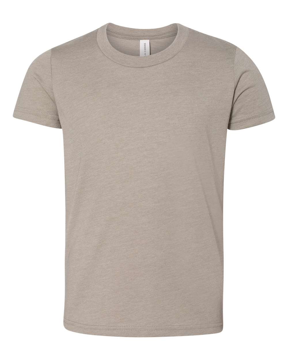 BELLA + CANVAS Youth CVC Unisex Jersey Tee 3001YCVC #color_Heather Stone