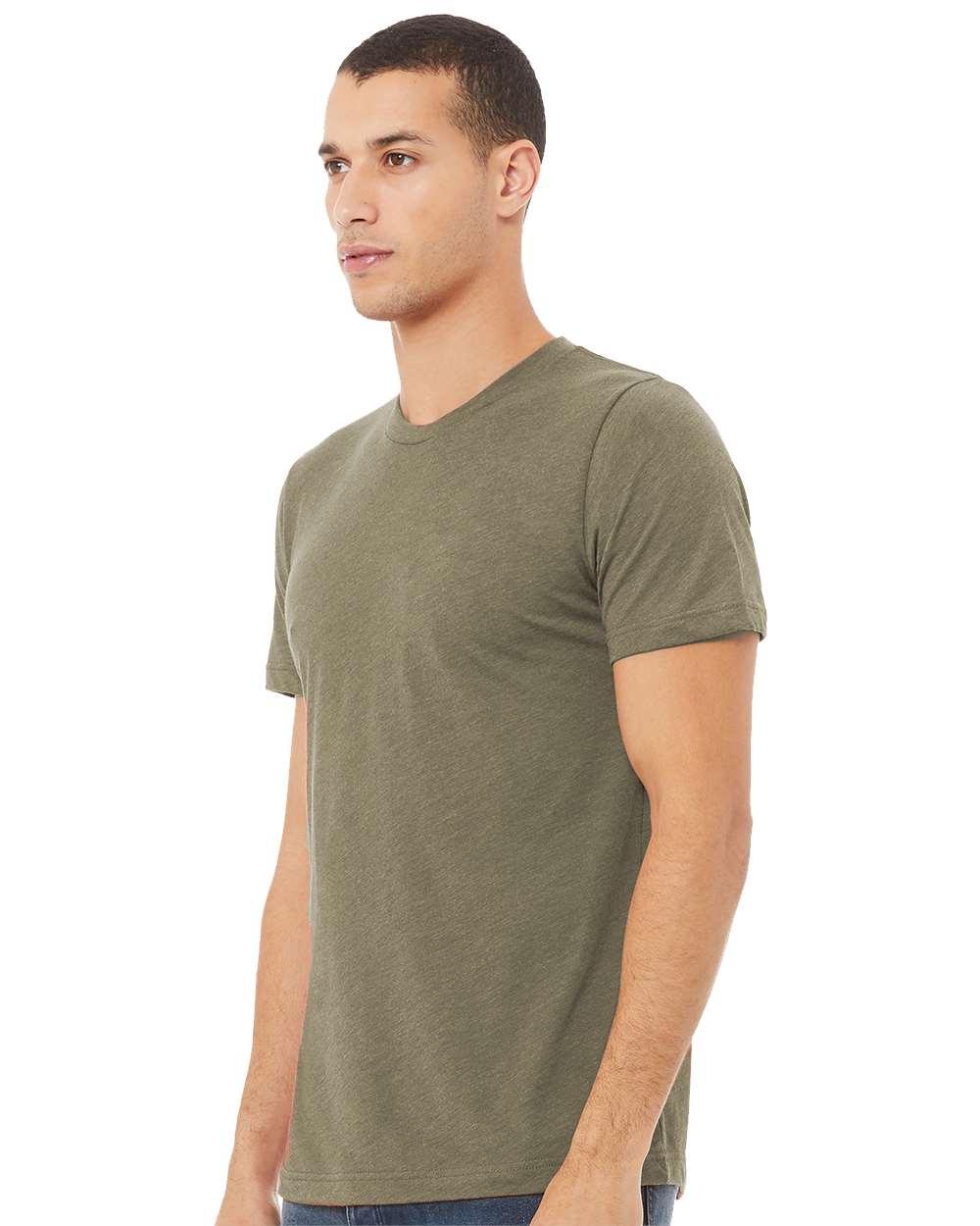 BELLA + CANVAS Unisex Triblend Tee 3413 #colormdl_Olive Triblend