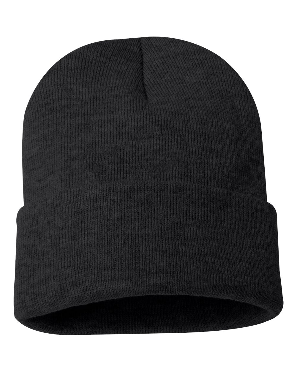Sportsman Solid 12" Cuffed Beanie SP12 Heather Charcoal Color Sportsman Solid 12" Cuffed Beanie