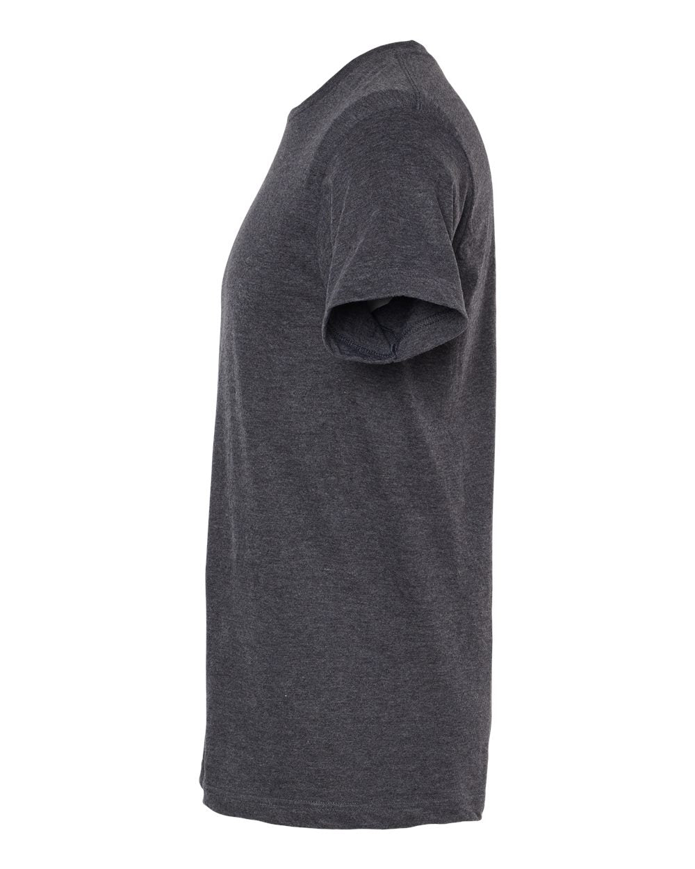 M&O Fine Jersey T-Shirt 4502 #color_Heather Charcoal
