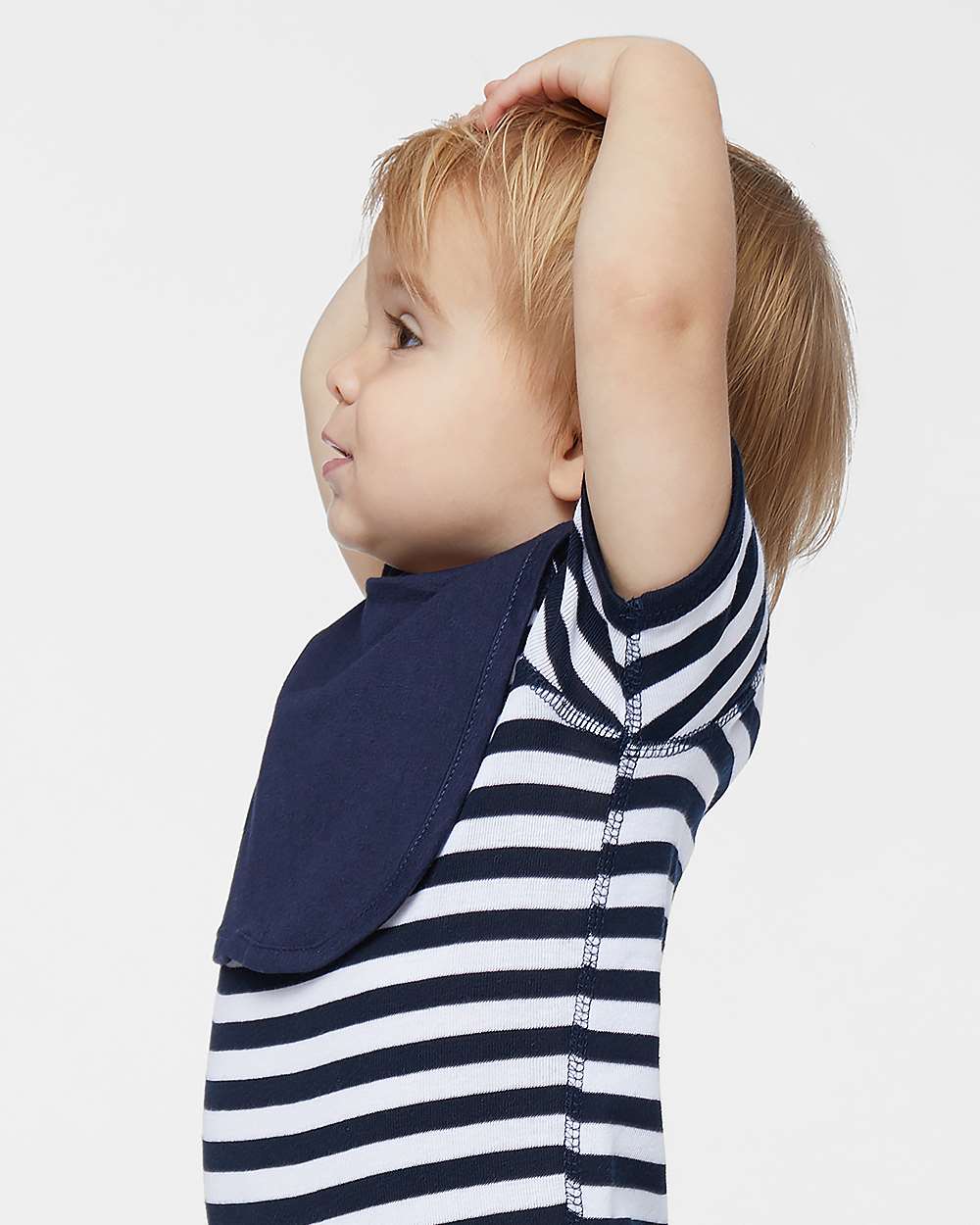 Rabbit Skins Infant Premium Jersey Bib 1005 #colormdl_Navy
