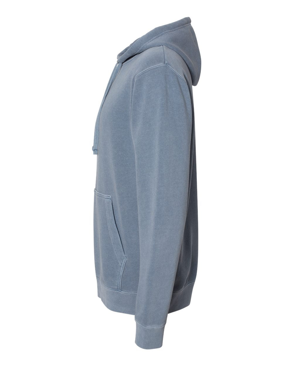 Independent Trading Co. Unisex Midweight Pigment-Dyed Hooded Sweatshirt PRM4500 #color_Pigment Slate Blue