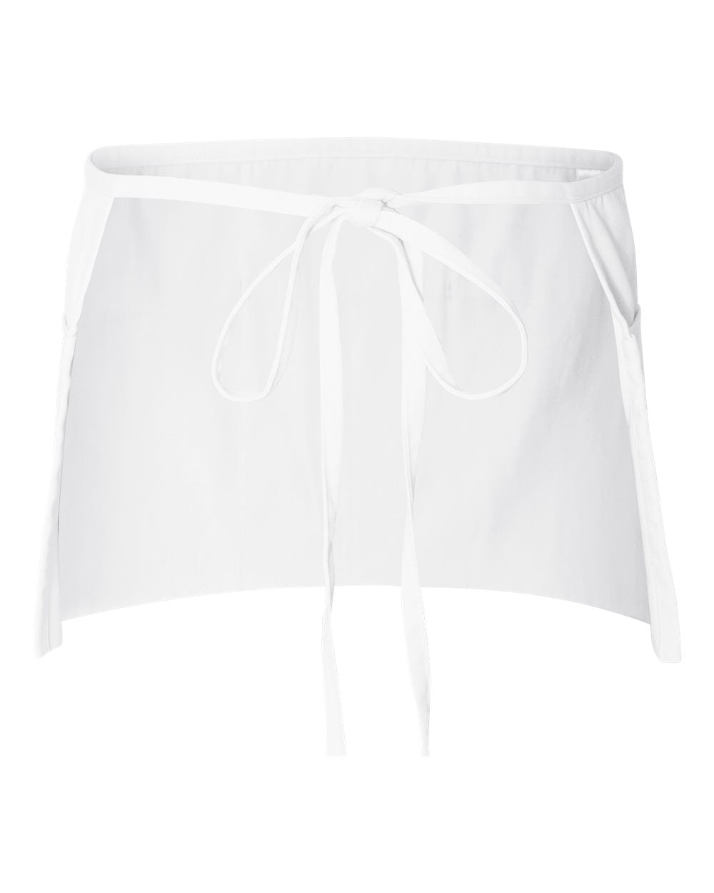 Q-Tees Waist Apron with Pockets Q2115 #color_White