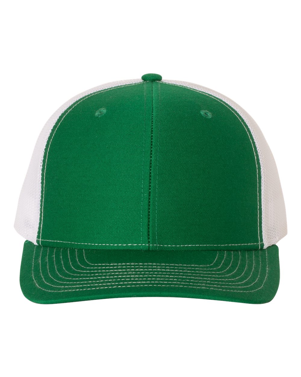 Kelly and White Adjustable Snapback Trucker Cap