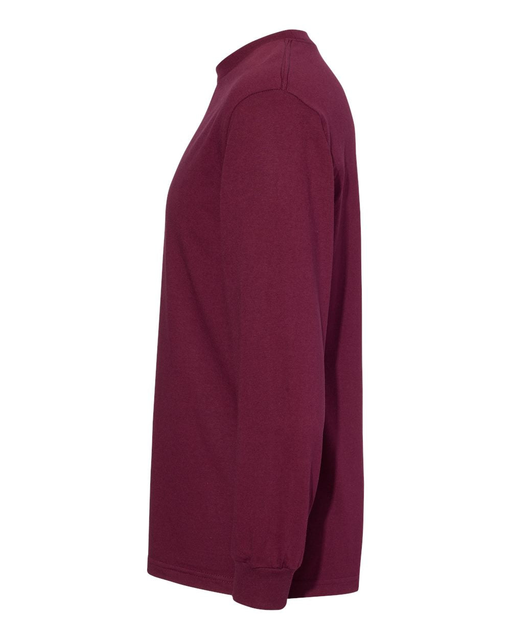 American Apparel  1304 Unisex Heavyweight Cotton Long Sleeve Tee #color_Burgundy