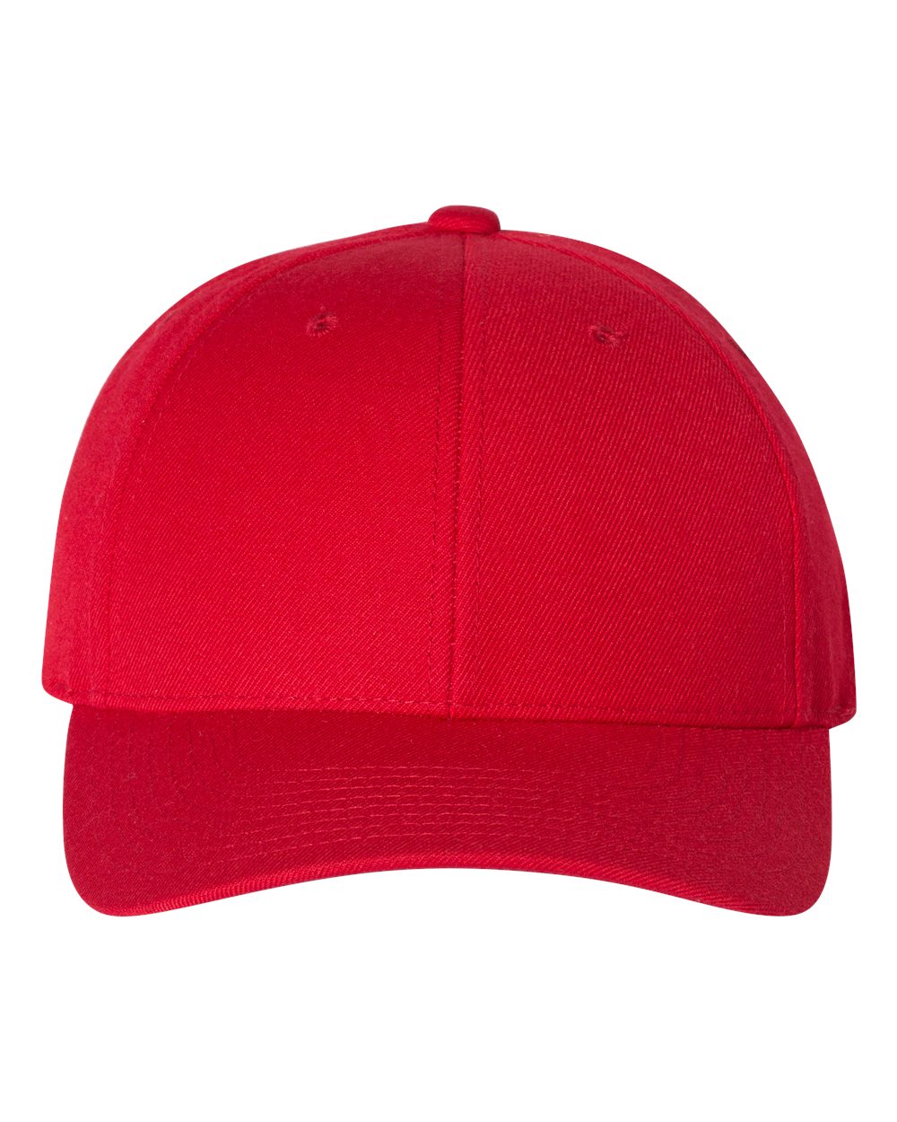 Red Color Premium Curved Visor Snapback Cap