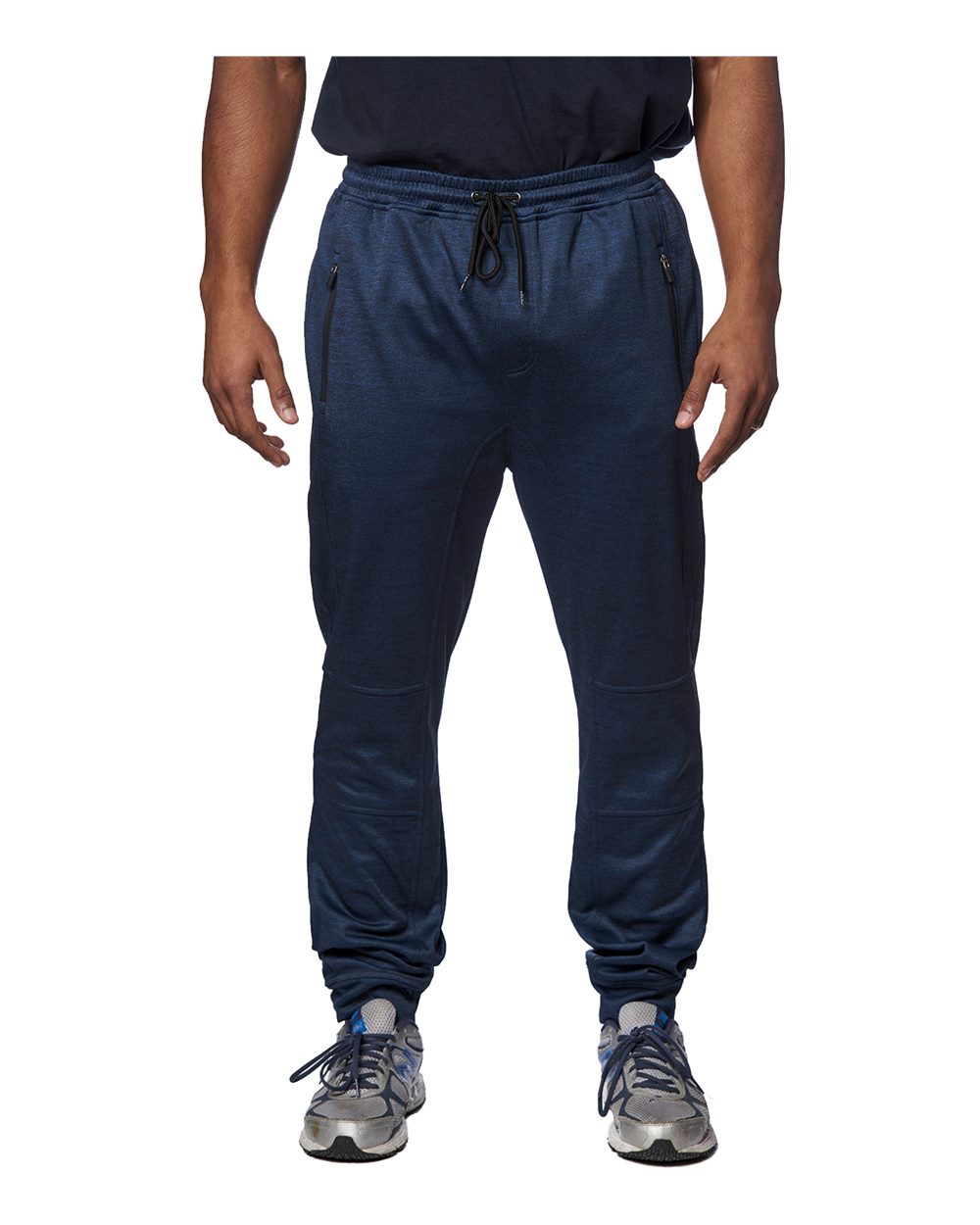 Burnside Performance Fleece Joggers 8801 #color_Heather Navy
