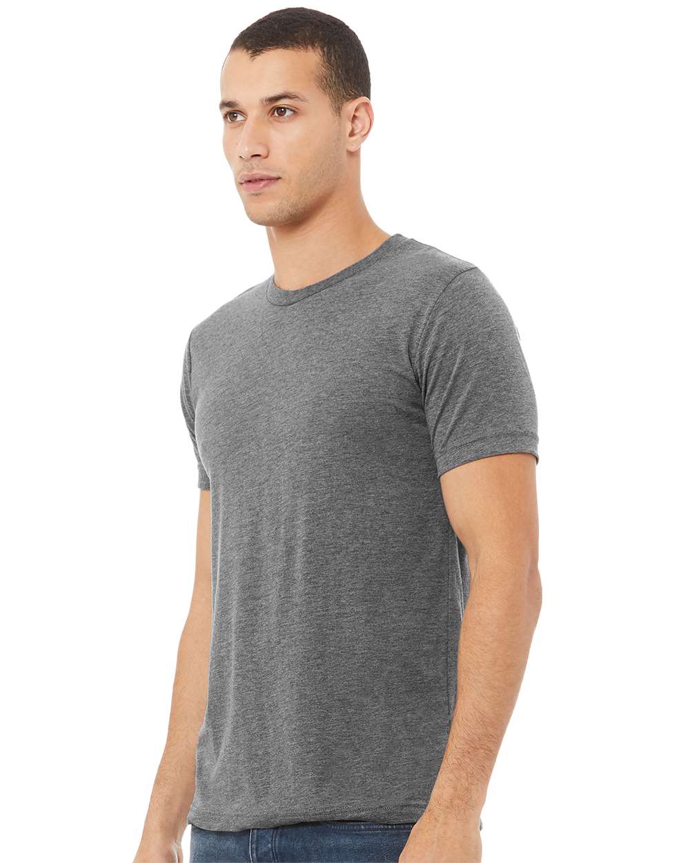 mdl Grey Triblend Color Unisex Triblend Tee