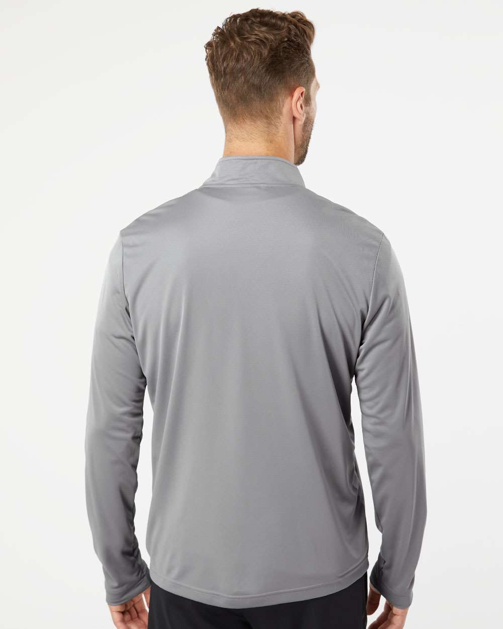 Adidas A401 Lightweight Quarter-Zip Pullover #colormdl_Grey Three