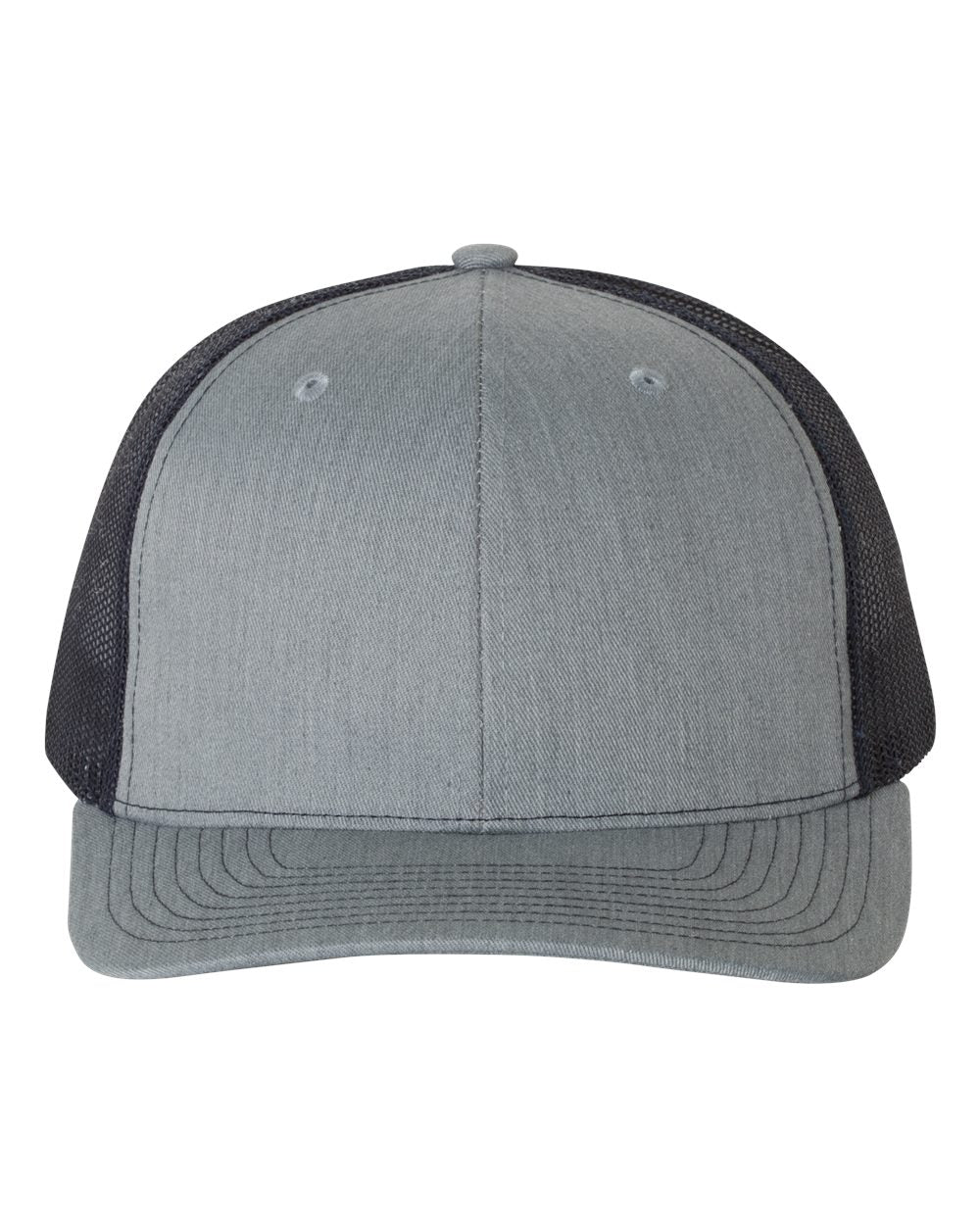 Heather Grey and Navy Adjustable Snapback Trucker Cap
