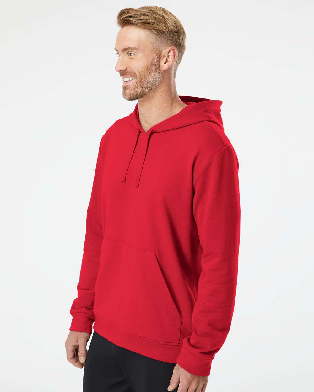 Adidas A432 Fleece Hooded Sweatshirt #colormdl_Red
