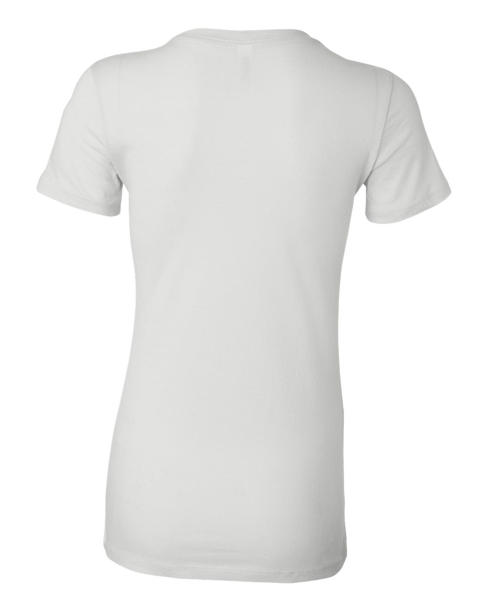 White Color Women's Slim Fit Tee